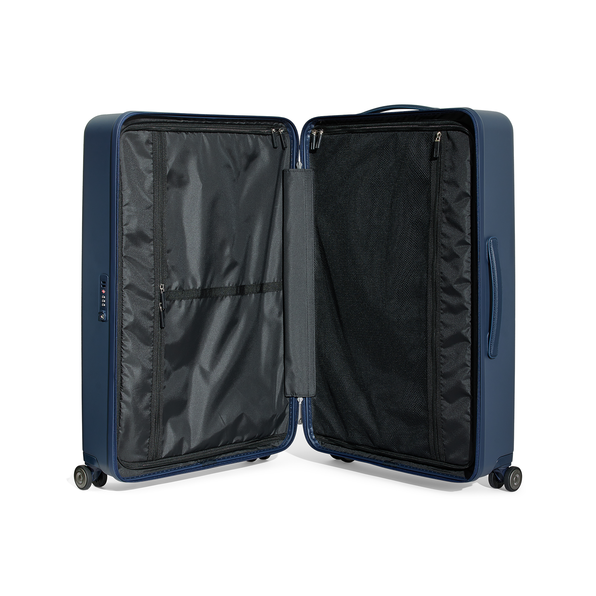 Grande valise 4 roues Neo Aviona 2.0 - Bleu pétrole mat