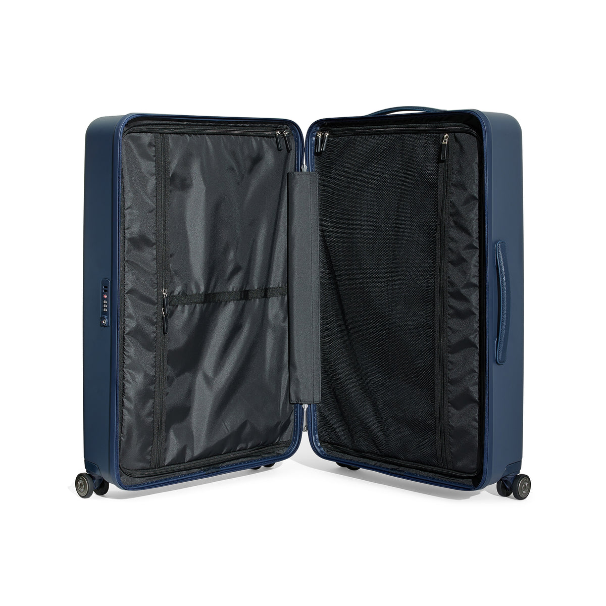 Neo Aviona 2.0 Large 4-Wheel Suitcase - Matt petrol blue