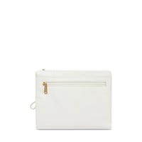 Petit sac à rabat Billie en cuir - Neige