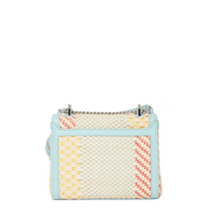 Sac rabat Ninon S en raphia - Multico Menthe