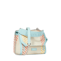 Sac rabat Ninon S en raphia - Multico Menthe