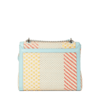 Sac rabat M Ninon en raphia - Multico Menthe