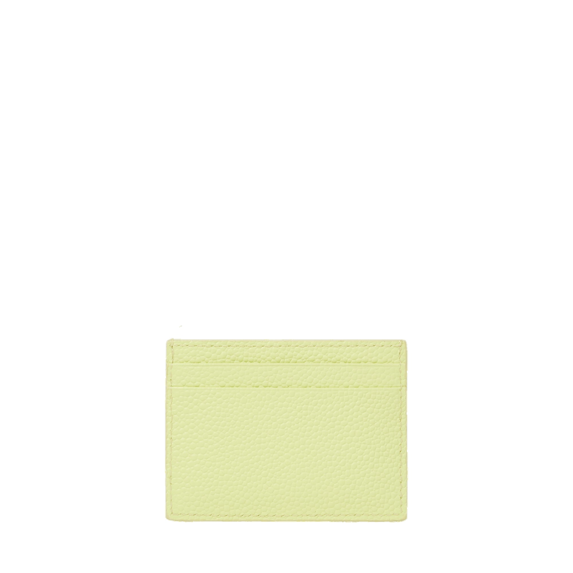 Porte-cartes Ninon en cuir grainé - Citron Vert