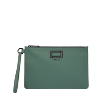 Pochette zippée iPad mini avec dragonne Victor - Jade Fonce