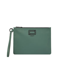 Pochette zippée iPad mini avec dragonne Victor - Jade foncé