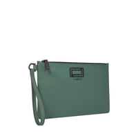 Pochette zippée iPad mini avec dragonne Victor - Jade foncé