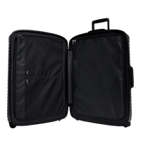 Grande valise Atlas 4 roues - Noir