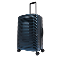 Grande valise Atlas 4 roues - Bleu pétrole