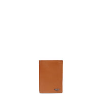 Portefeuille Come à 9 fentes en cuir grainé - Cognac