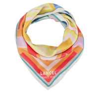 Carré à motif tartan d’été 90 en soie - Multicolore