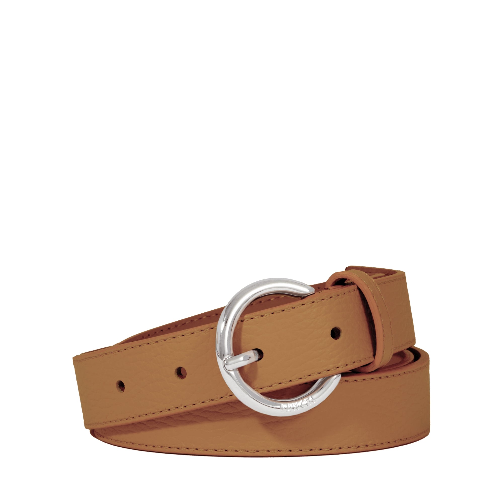 Ceinture ajustable Premier Flirt en cuir - Camel