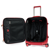 Valise cabine 4 roues Néo Partance - Rouge Baiser