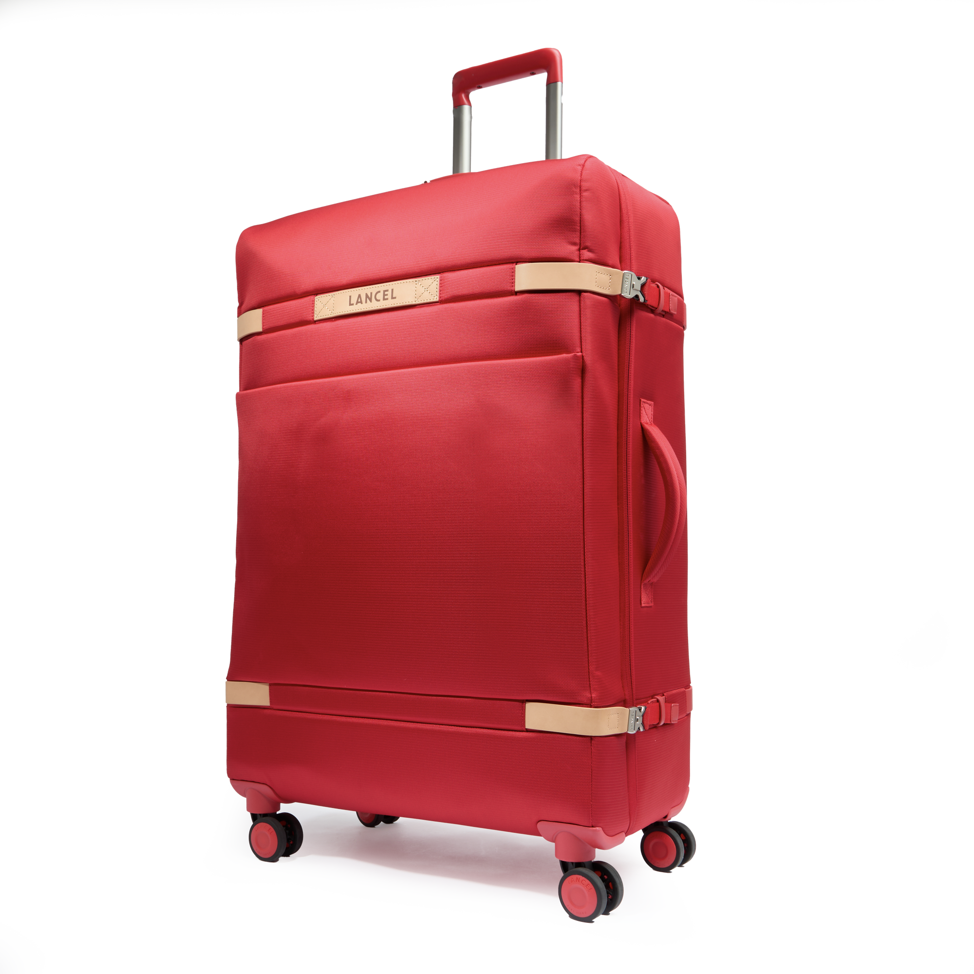 Valise large 4 roues Néo Partance - Rouge Baiser