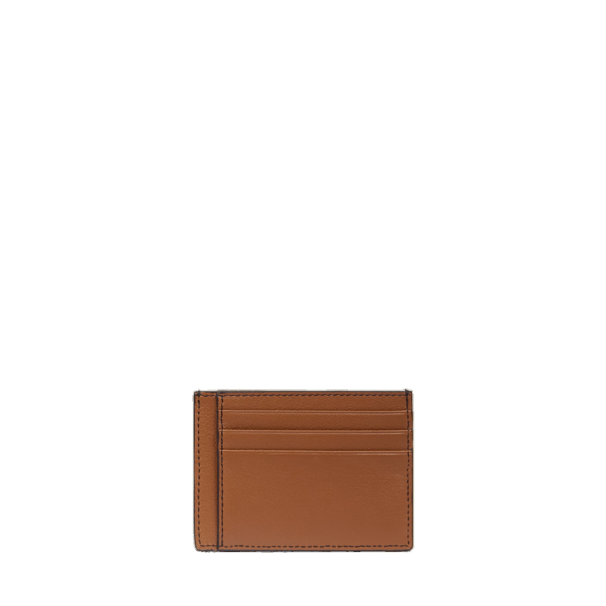 6CC/ID Max leather card holder - Cognac