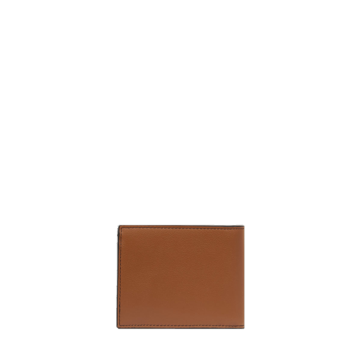 Max 8CC leather flap coin purse - Cognac