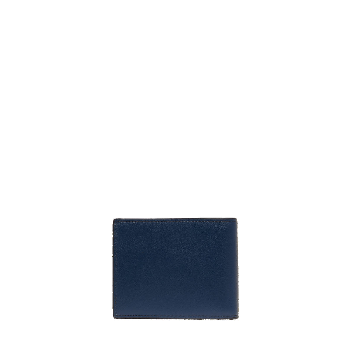 Max 8CC leather flap coin purse - Petrol blue