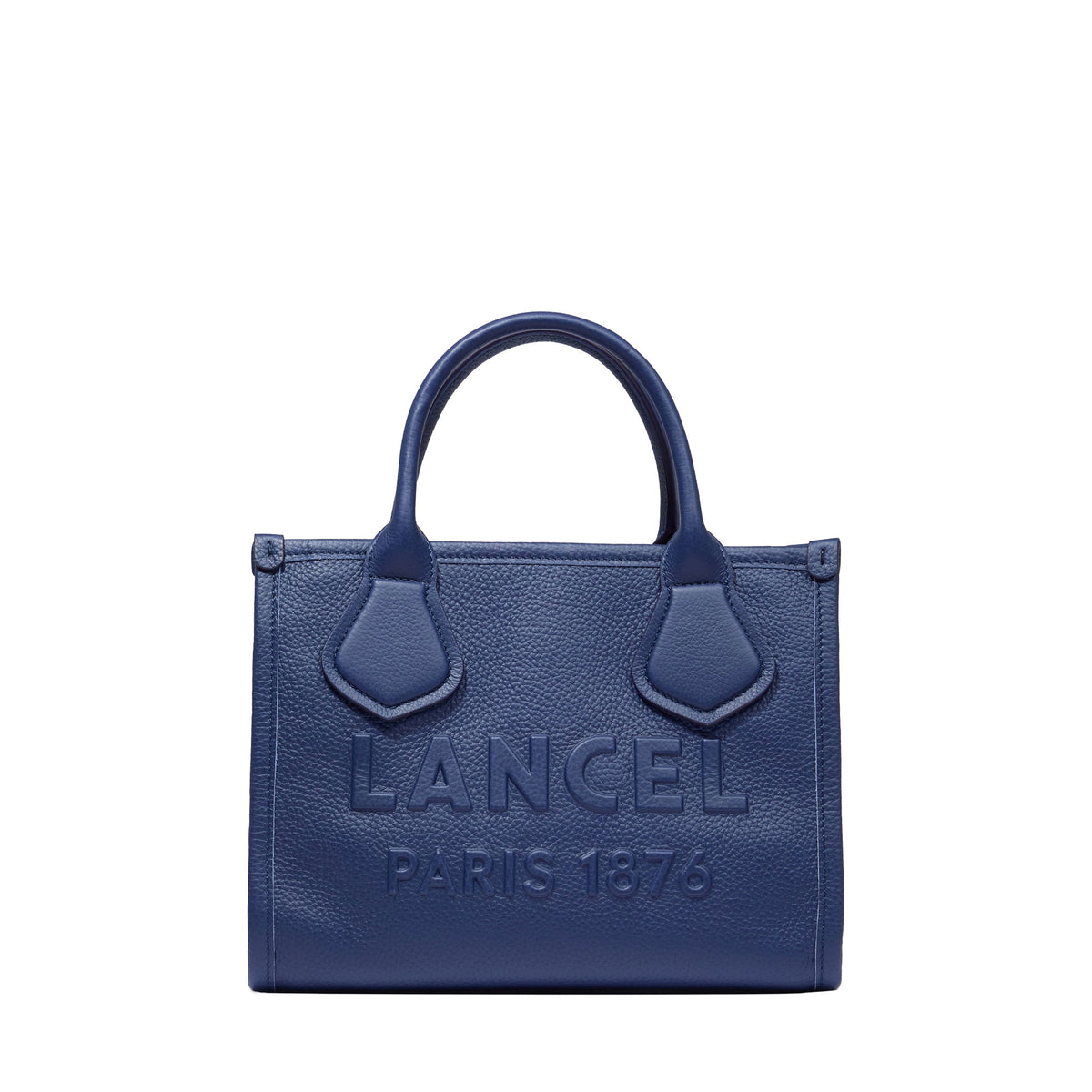 S Day leather zip-fastening tote bag - Ultramarine