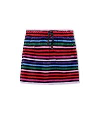 Jupe en velours - Rayure