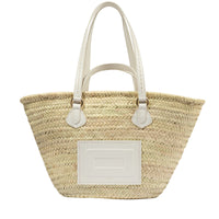 Sac panier Summer Mania L en raphia - Naturel & Neige