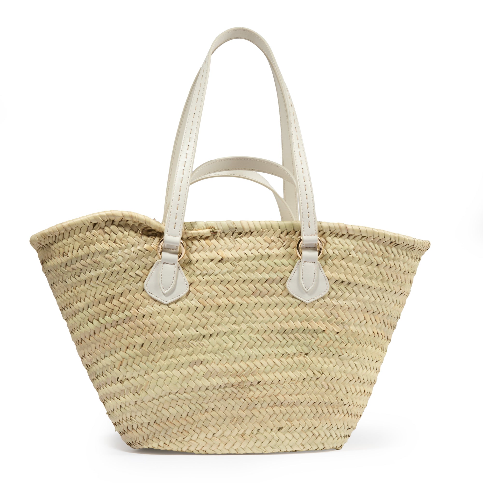 Sac panier Summer Mania L en raphia - Naturel & Neige