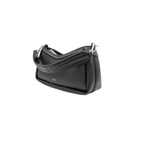 S Oblique leather hobo bag - Black