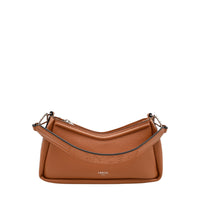 S Oblique leather hobo bag - Camel