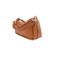 S Oblique leather hobo bag - Camel