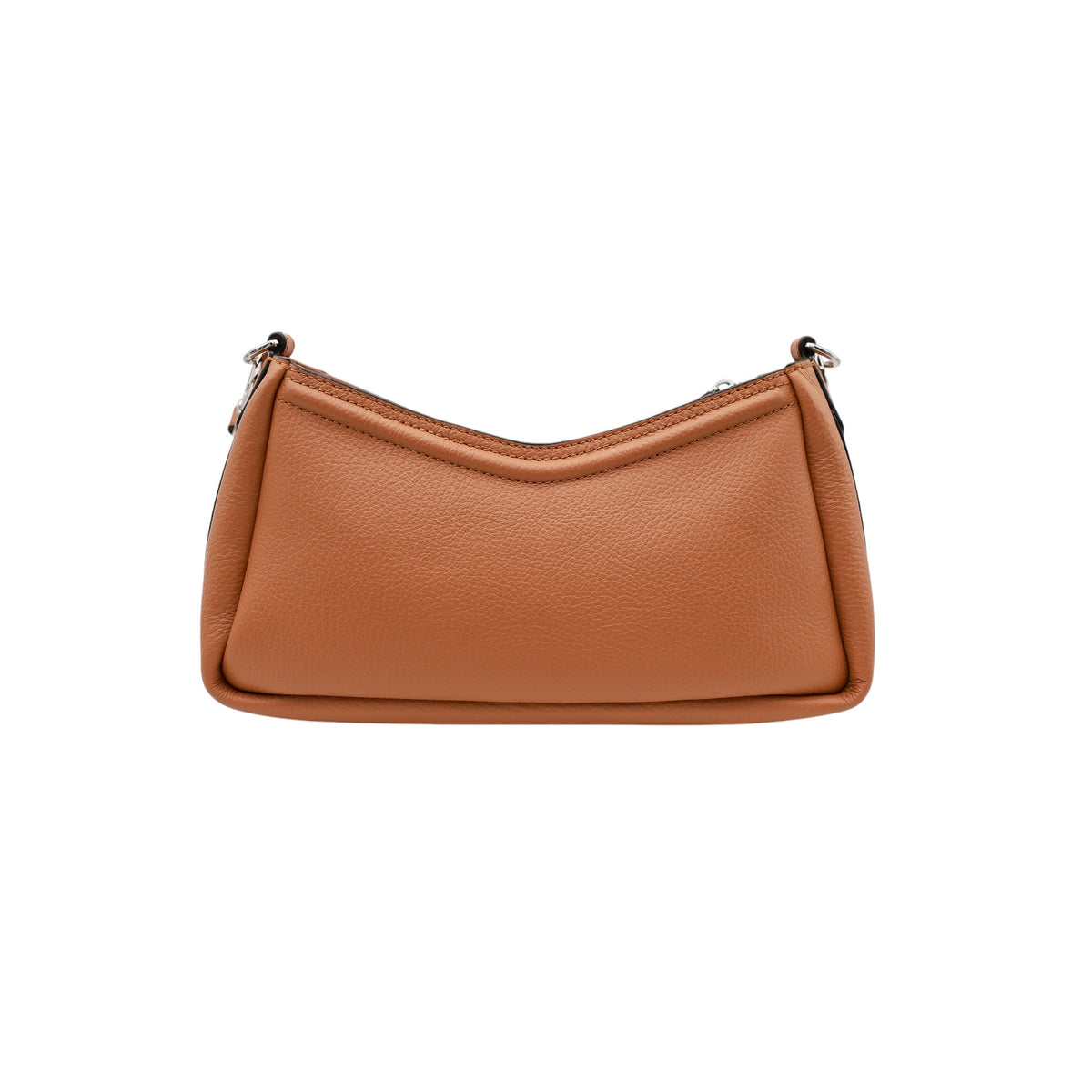 S Oblique leather hobo bag - Camel