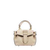 Charlie mini leather handbag - Grege