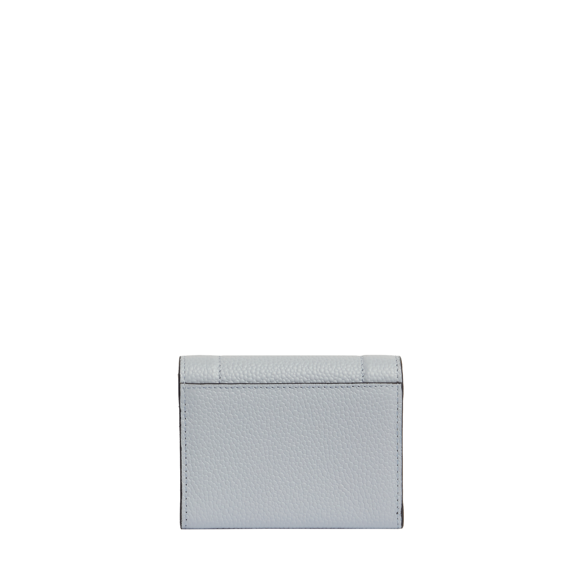 Mini portefeuille rabat Ninon en cuir grainé - Opaline
