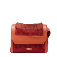 Sac rabat M Ninon en cuir lisse - Vermeil