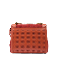 Sac rabat M Ninon en cuir lisse - Vermeil