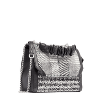 Sac rabat M Ninon en cuir lisse - Multico Blanc