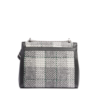Sac rabat M Ninon en cuir lisse - Multico Blanc