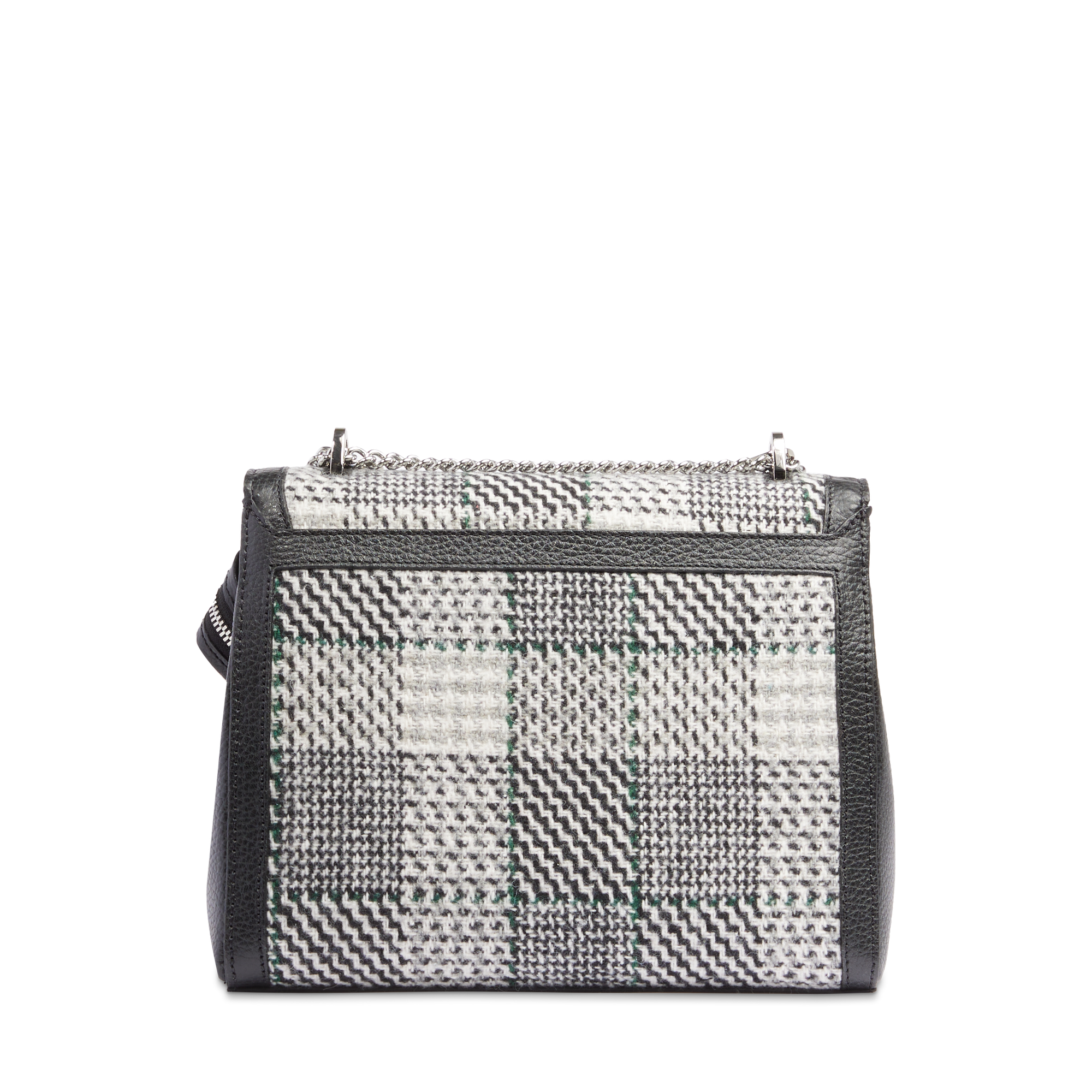 Sac rabat M Ninon en cuir lisse - Multico Blanc