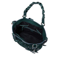 Sac seau M Premier Flirt en cuir - Vert Imperial