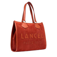 Sac cabas zippé L en cuir - Vermeil