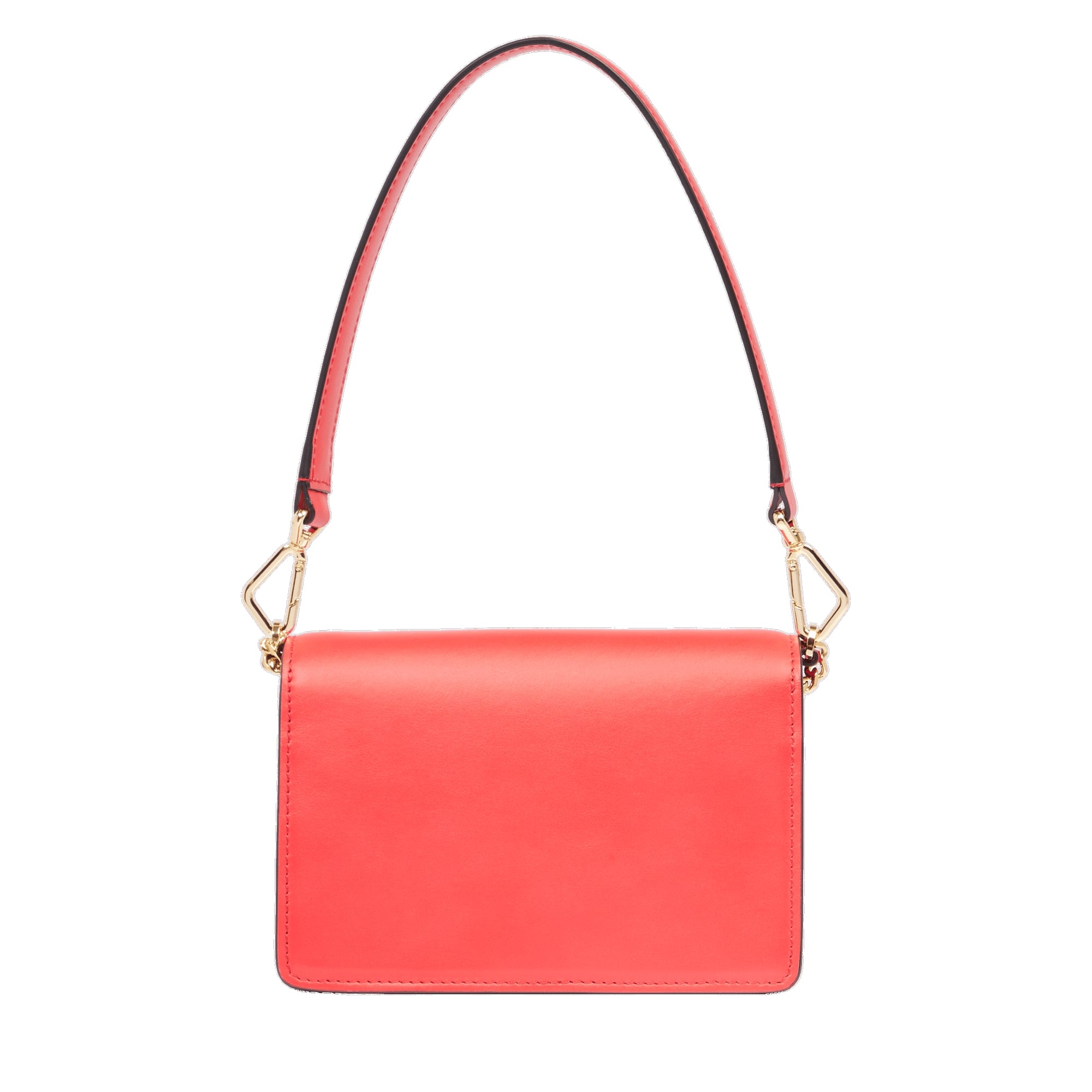 Mini sac rabat Angele en cuir - Rouge Baiser
