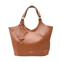 M Alphonse soft tote bag in grained leather - Camel