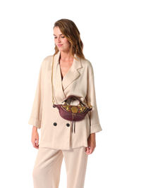 PRIX ARL : 460 // ORIGAMI DE LANCEL - MINI SAC PORTE CROISE ZIPPE