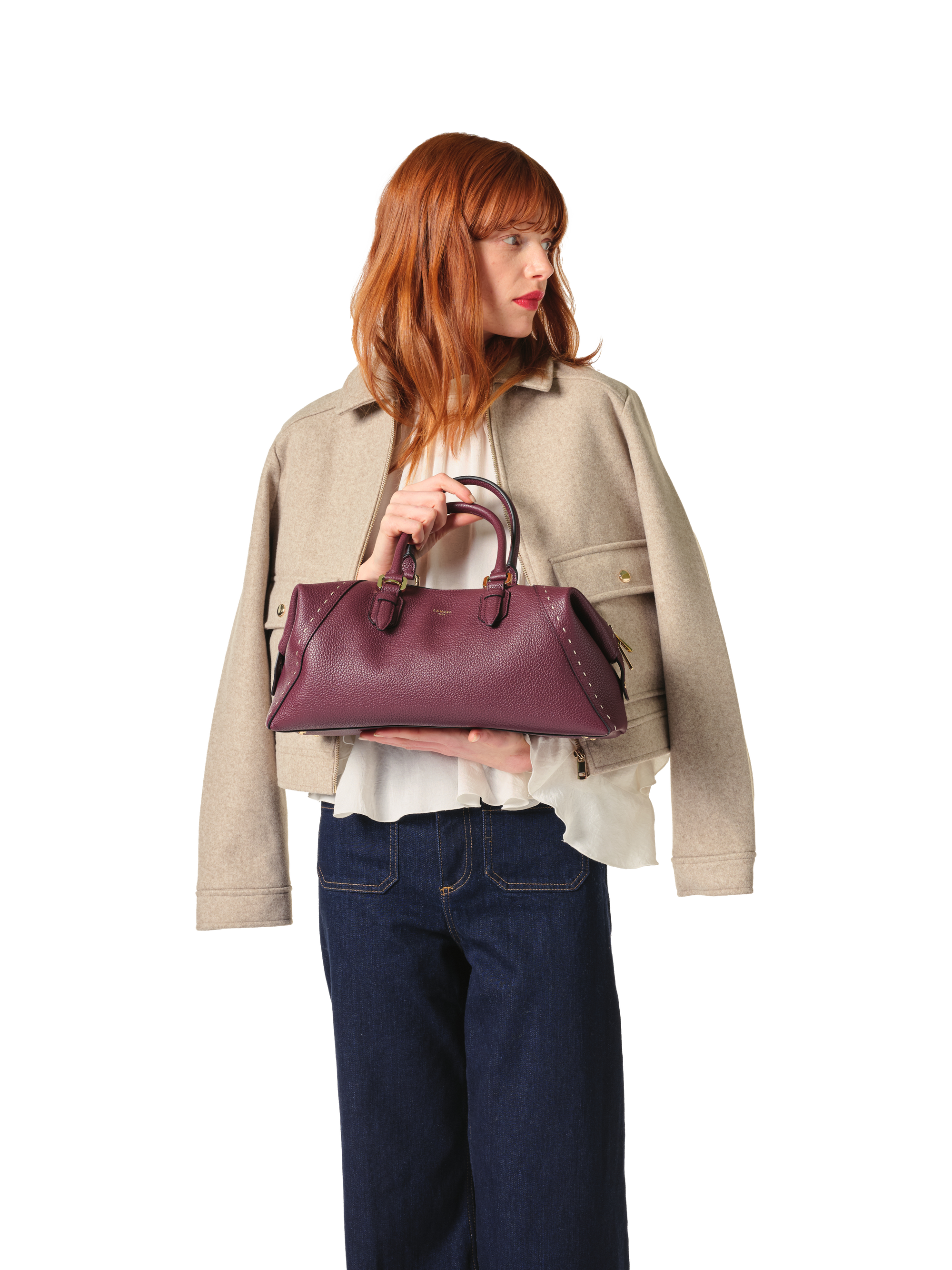 PRIX ARL : 595 // CHARLIE DE LANCEL - SAC BOSTON ZIPPE