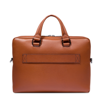 Porte-documents Come en cuir grainé - Cognac