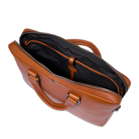 Porte-documents Come en cuir grainé - Cognac