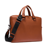 Porte-documents Come en cuir grainé - Cognac