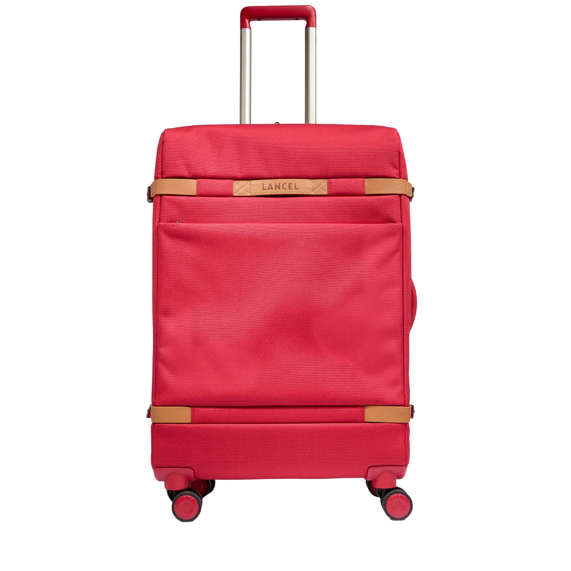 Valise M 4 roues split Néo Partance - Rouge