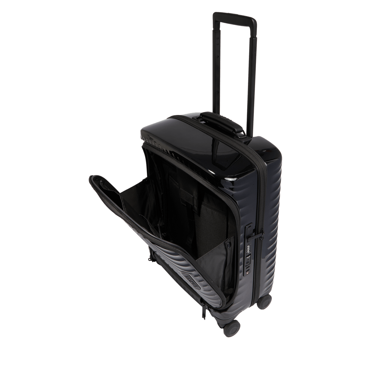 PRIX ARL : 195 // ATLAS DE LANCEL - VALISE CABINE 4 ROUES POCHE FRONTALE