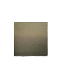 Châle dégradé à motif sunset 140 en soie - Kaki foncéoncé