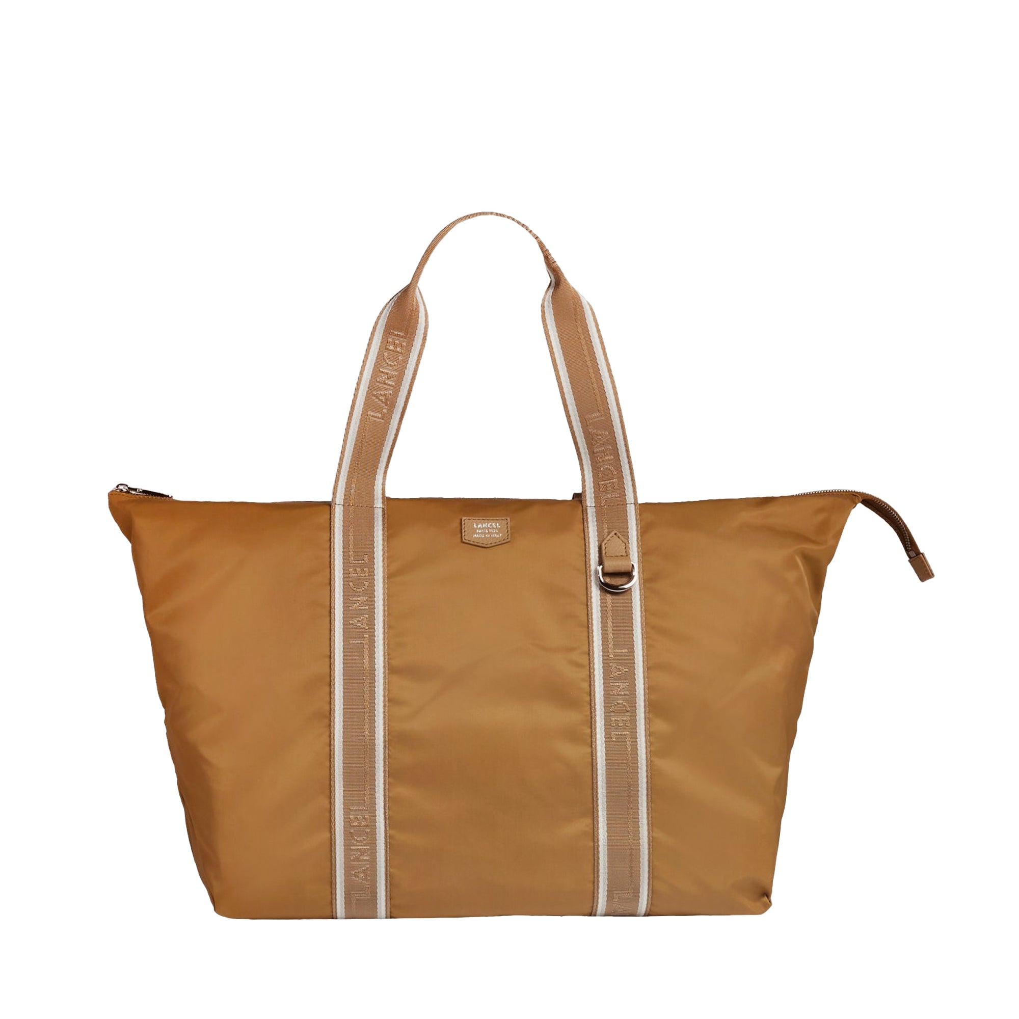 Sac cabas zippé M Lou - Biscuit