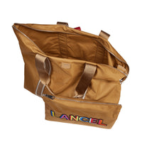 Sac cabas zippé M Lou - Biscuit