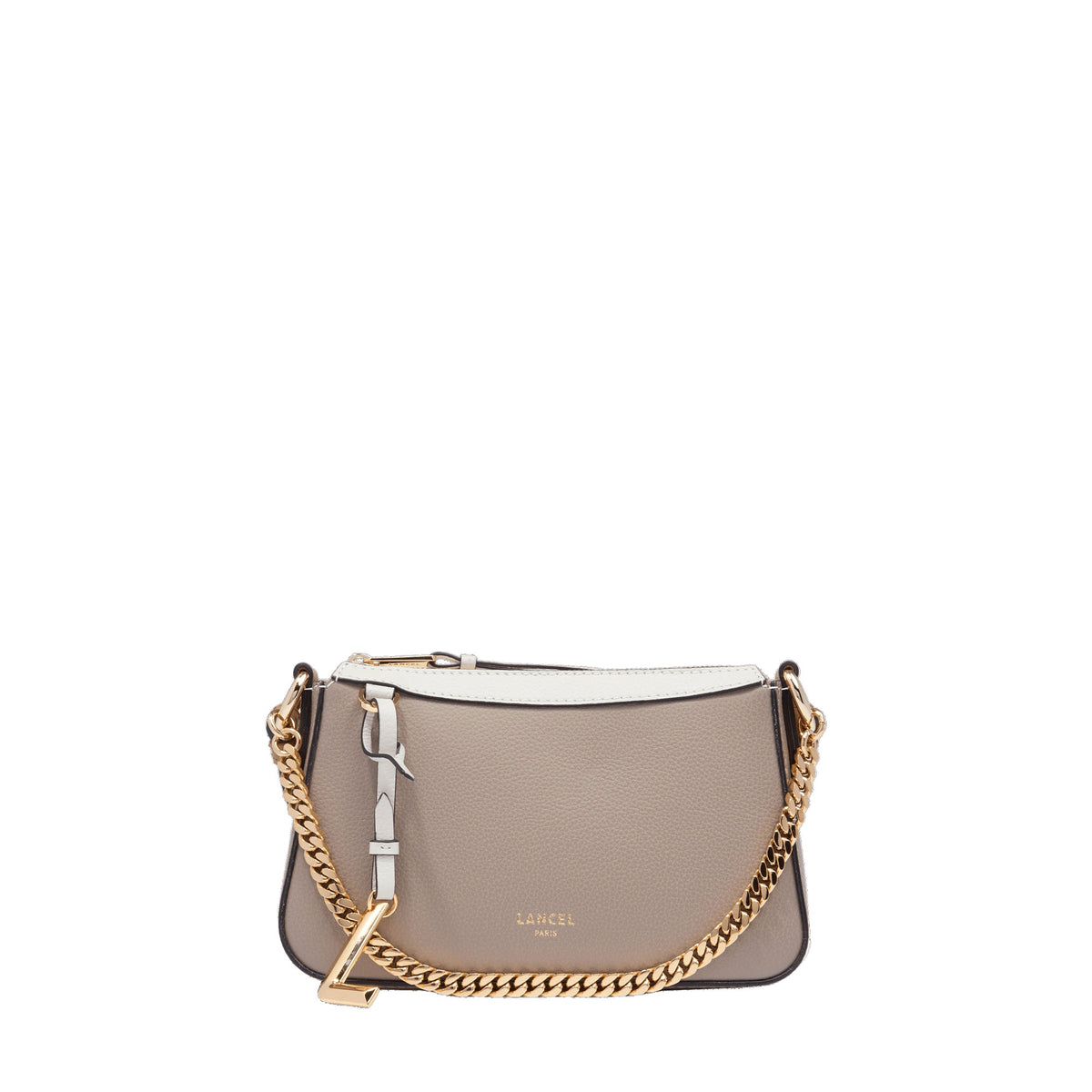 Faubourg mini zipped leather bag - Multicoloured Snow